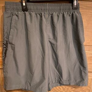 Under Armour Kids Charcoal Gray Shorts